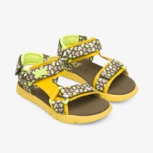 Camper Oruga Sandals Yellow - Kids Singapore PYQXPA-029